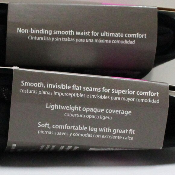 4 Pair Secret Treasures Size 1 Black Tights - 3 Alike - 1 Different - Picture 6 of 6